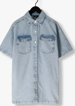 DAMES ALIX THE LABEL e mini jurk ladies woven flowy shirt dress