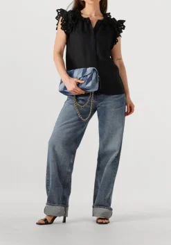 DAMES COACH e handtas quilted patchwork denim tabby