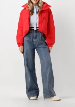 DAMES CO'COUTURE e blouses cotton crisp logo crop shirt