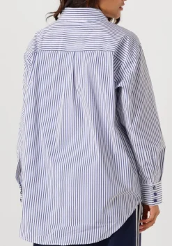 DAMES HAUTE L'AMITIÉ e haute l'amitié blouses stripe chest logo shirt