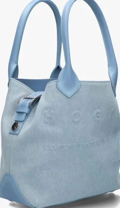 DAMES HOGAN e handtas script media embossed