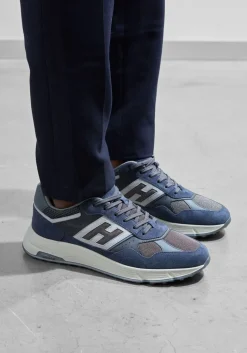 Heren HOGAN e sneakers mesh combi runner
