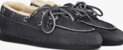 DAMES POSA e mocassins boat loafer veg-shearling