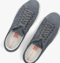 Heren SANTONI e lage sneakers velvet sneaker