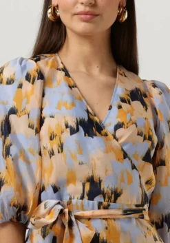 DAMES SECOND FEMALE e midi jurk marigold wrap dress