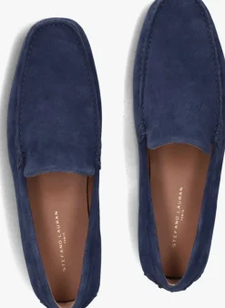 Heren STEFANO LAURAN e mocassins 2 gesp bio slipper