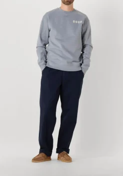 Heren THE GOODPEOPLE blauwe sweater lteddy