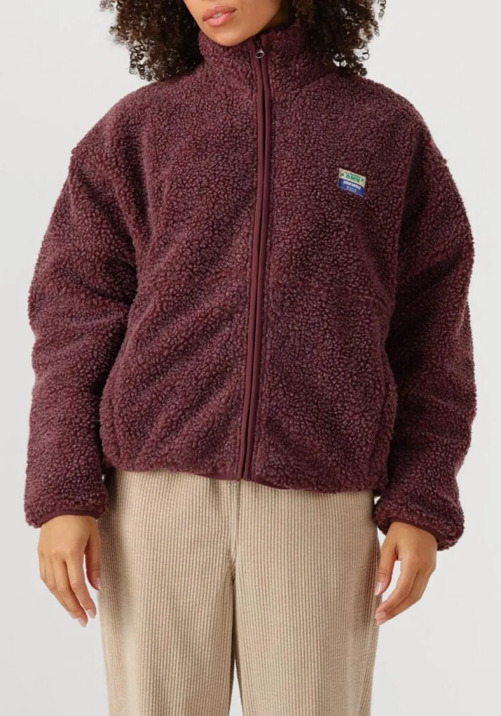 DAMES AMERICAN VINTAGE faux fur jas hoktown woman