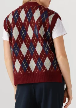 DAMES CO'COUTURE spencer row check vest