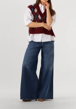 DAMES CO'COUTURE spencer row check vest