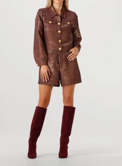 DAMES AMAYA AMSTERDAM bronzen korte broek riley short