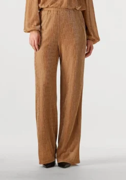 DAMES AMAYA AMSTERDAM bronzen wijde broek mikki