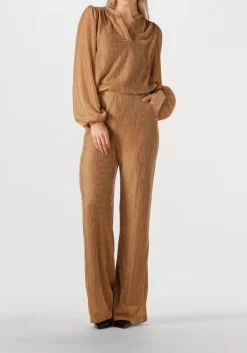 DAMES AMAYA AMSTERDAM bronzen wijde broek mikki