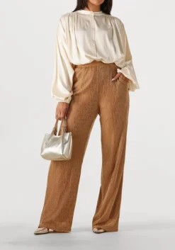 DAMES AMAYA AMSTERDAM bronzen wijde broek mikki