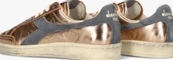 DAMES DIADORA HERITAGE bronzen lage sneakers prestige metal used