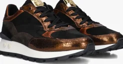 DAMES FLORIS VAN BOMMEL bronzen lage sneakers sfw-10098 blokki