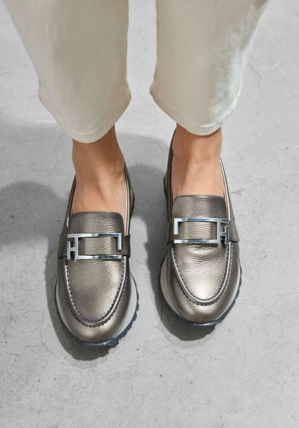 DAMES HISPANITAS bronzen instappers hi243621