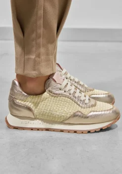 DAMES HISPANITAS bronzen lage sneakers rhv254045