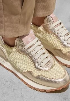 DAMES HISPANITAS bronzen lage sneakers rhv254045