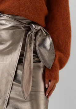 DAMES IBANA bronzen midirok siara mettalic