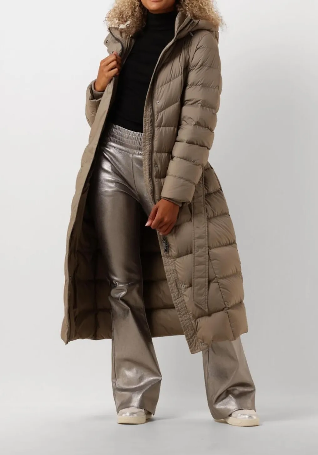 DAMES IBANA bronzen pantalon pinnie mettalic