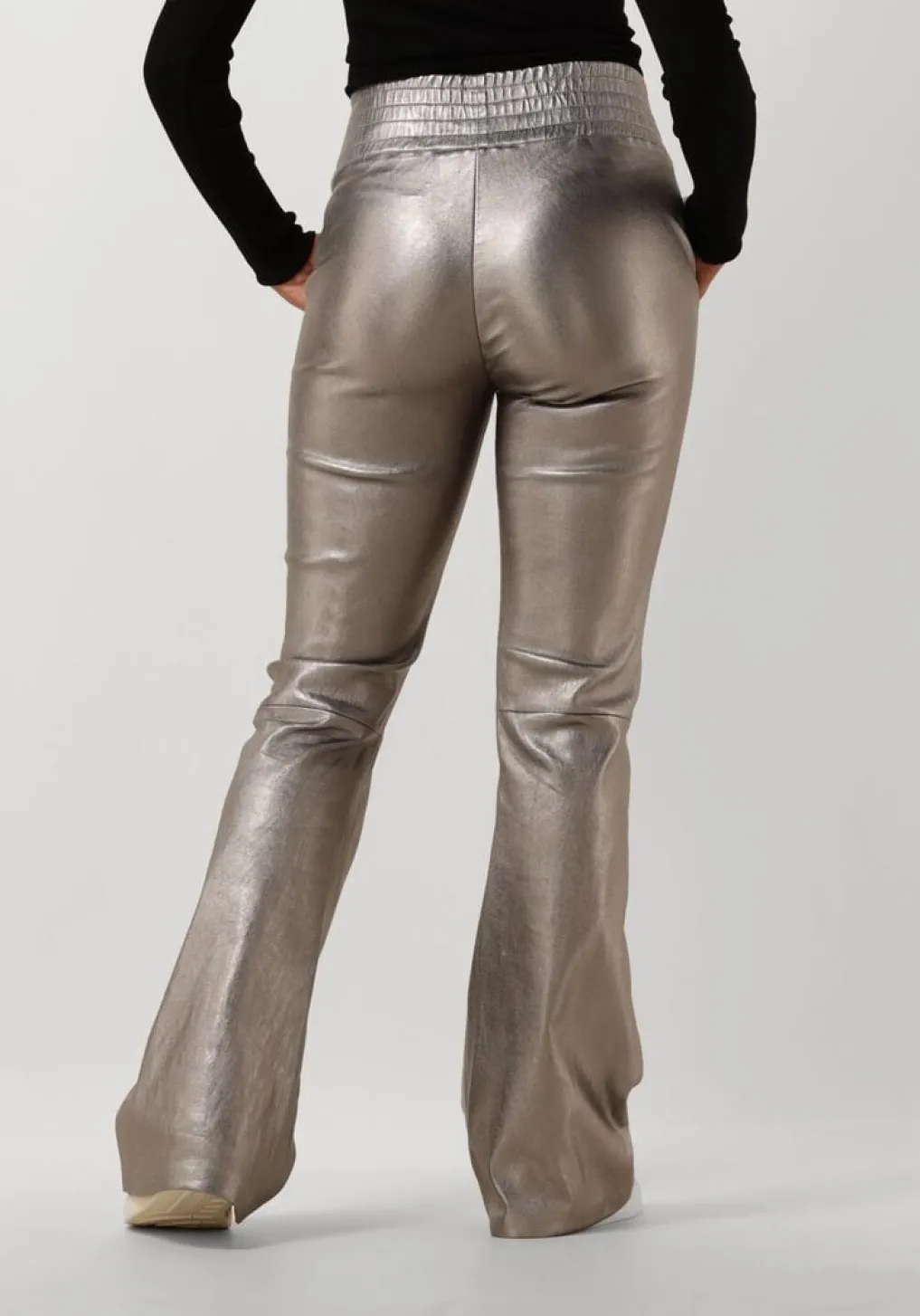 DAMES IBANA bronzen pantalon pinnie mettalic