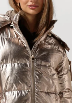 DAMES JANICE bronzen gewatteerde jas derrick
