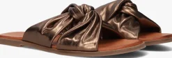 DAMES LINA LOCCHI bronzen slippers 126230477