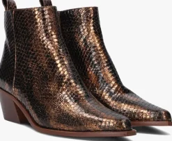 DAMES LODI bronzen enkellaarsjes koo5013