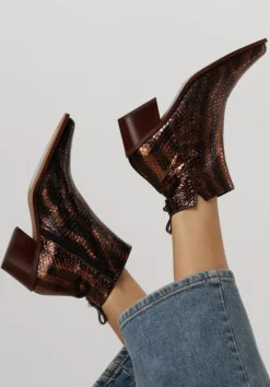 DAMES LODI bronzen enkellaarsjes koo5013