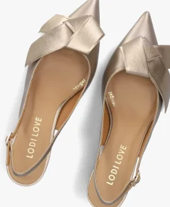 DAMES LODI bronzen slingbacks kal5307