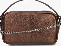 DAMES NÚNOO bronzen núnoo schoudertas lyra metallic