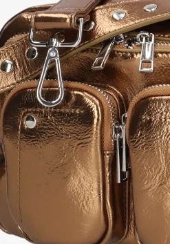 DAMES NÚNOO bronzen núnoo schoudertas ellie recycled