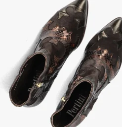 DAMES PERTINI bronzen enkellaarsjes 32709