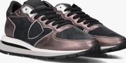 DAMES PHILIPPE MODEL bronzen lage sneakers tropez haute low