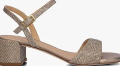 DAMES UNISA bronzen sandalen met hak kirk