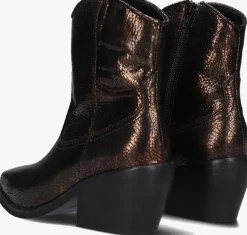 DAMES VIA VAI bronzen enkellaarsjes eveline clark