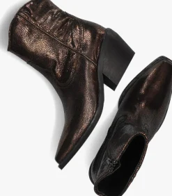 DAMES VIA VAI bronzen enkellaarsjes eveline clark