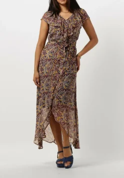 DAMES AAIKO e midi jurk esmee oriental vis 520