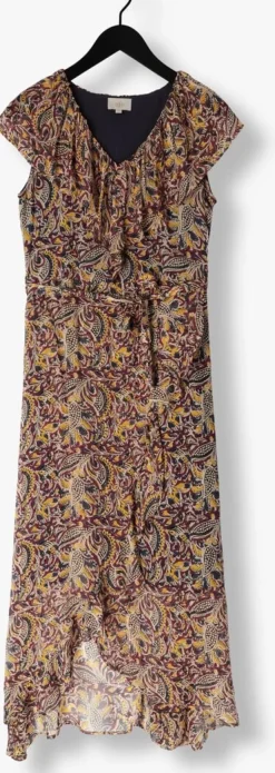 DAMES AAIKO e midi jurk esmee oriental vis 520
