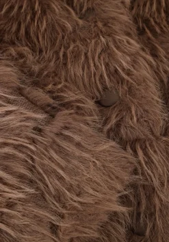 DAMES AIMEE THE LABEL e faux fur jas willem