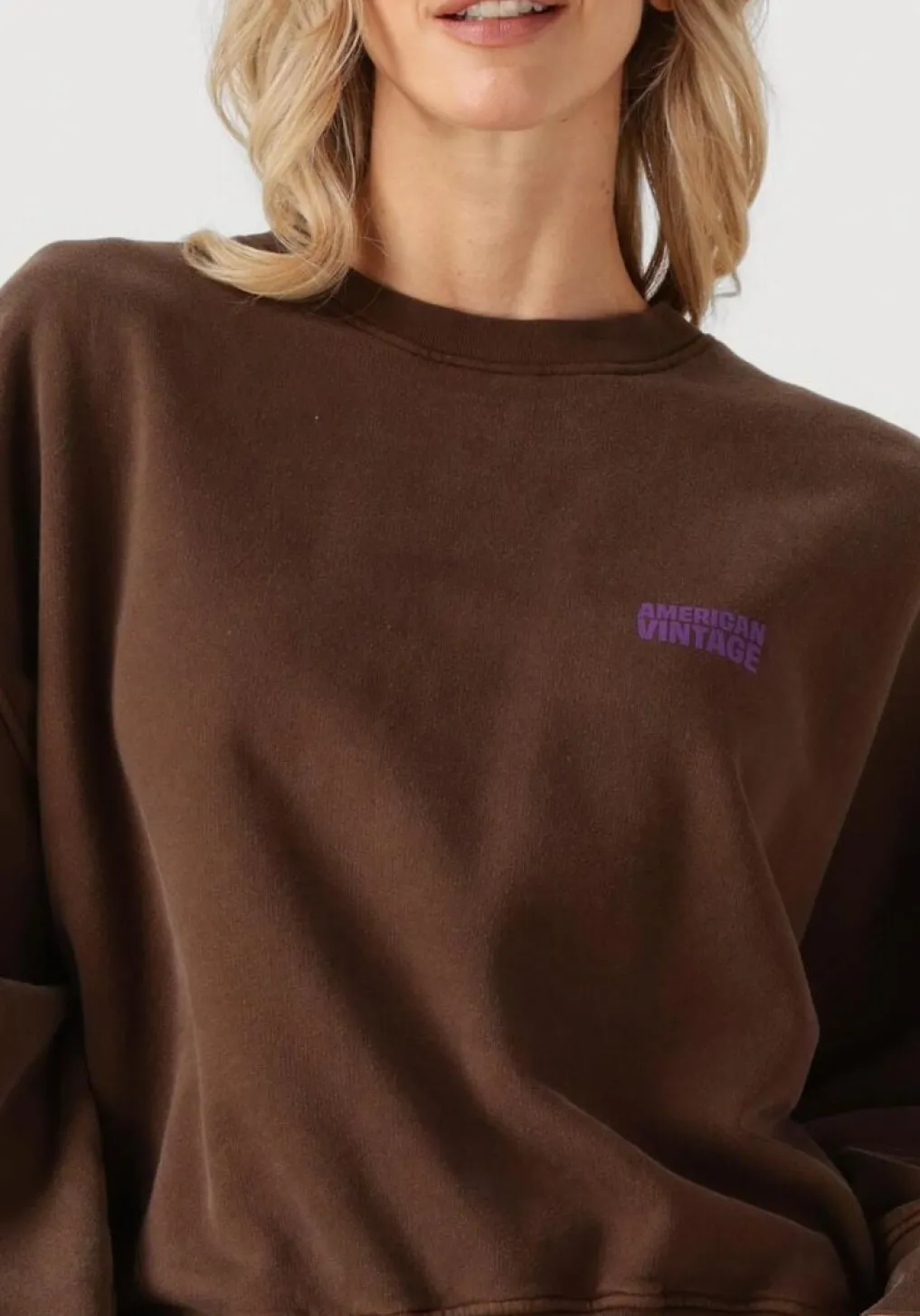 DAMES AMERICAN VINTAGE e trui plizzy