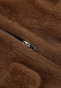 DAMES DANTE6 e faux fur jas entity faux fur bomber jacket