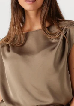 DAMES DANTE6 e top roam satin drapey top