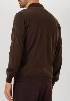 Heren FILIPPO DE LAURENTIIS e trui polo zip ml r merino