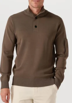 Heren GENTI e trui turtle 3 button ls