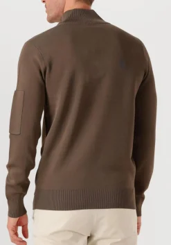 Heren GENTI e trui turtle 3 button ls