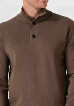 Heren GENTI e trui turtle 3 button ls