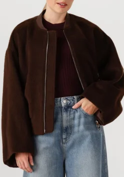 DAMES HERSKIND e jassen monica wool bomber jacket