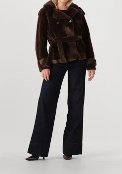 DAMES IBANA e faux fur jas cristel